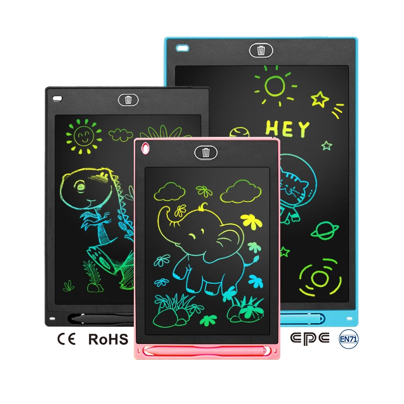 factory wholesale color screen notebooks writing pads magic slates lcd writing tablet 8.5 inch