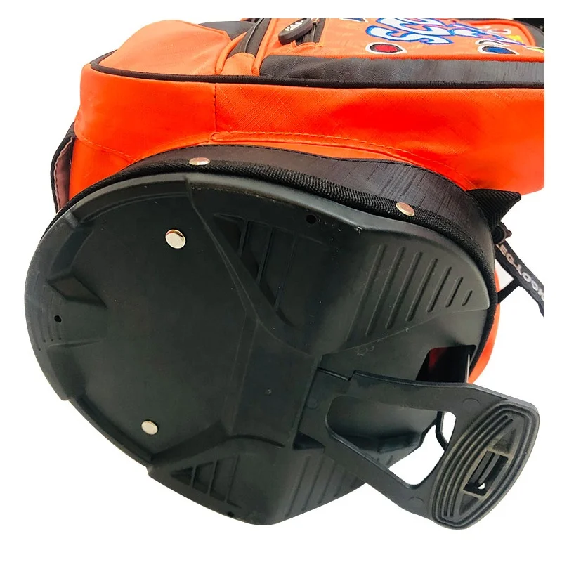 
New Design 5 Ways Staff Bag Orange Portable Golfbag Golf Stand Bag 