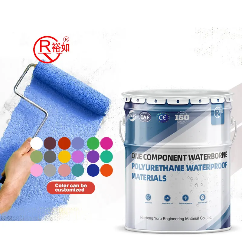 Yu Ru Factory Sale Waterproofing Materials Polyurethane Waterproof Roof Coating