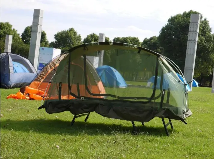 Off ground Tents +Folding bed  SET Double-layer  Four seasons universal outdoor leisure Fishing tents