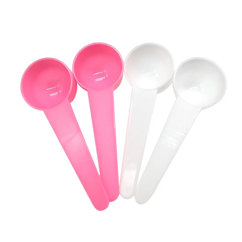 10g Measuring Spoon Coffee Teaspoon Plastic Liquid Spoon Milk Powder Spoon Round Bottom Design Individually Package HH22-75