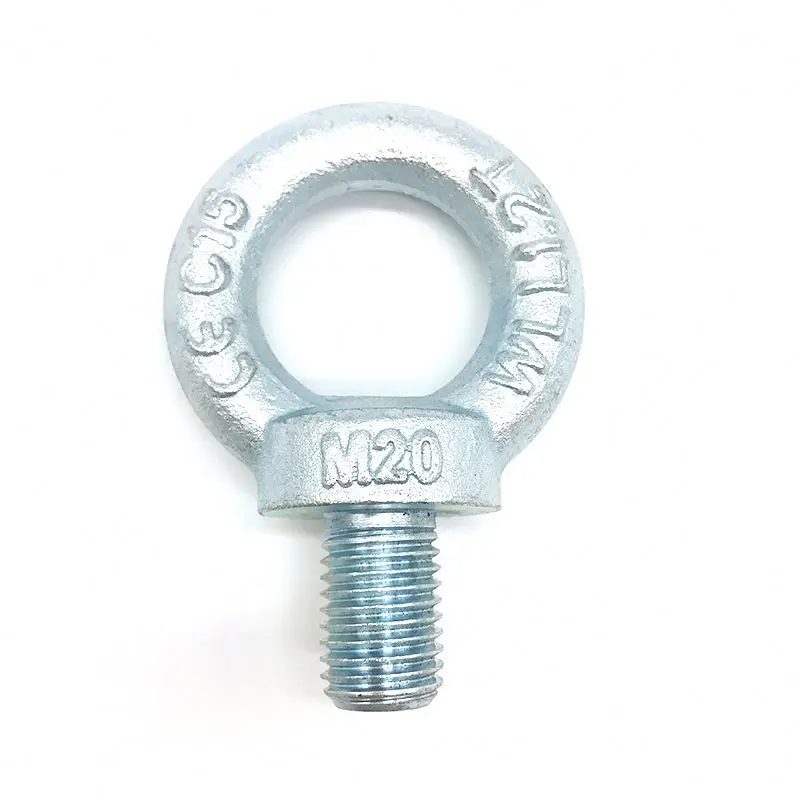 Заводская распродажа кованый оцинкованный рым-болт из углеродистой стали Din580 по низкой цене
