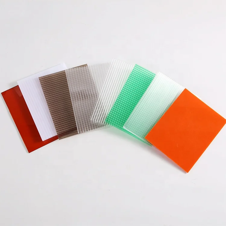 Clear Hail Sun Proof Sunshade Solid Polycarbonate Roof Sheet