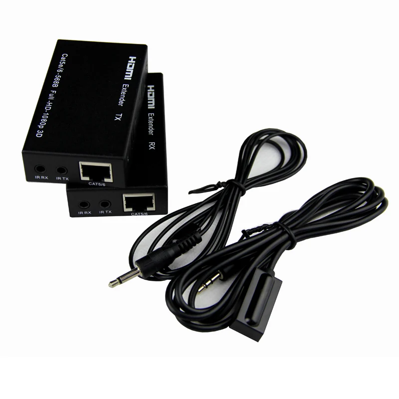 Высокое качество 3D 1080p HDMI удлинитель через один CAT5E/6 беспроводной 30 м с ИК-пультом дистанционного управления для PS DVD