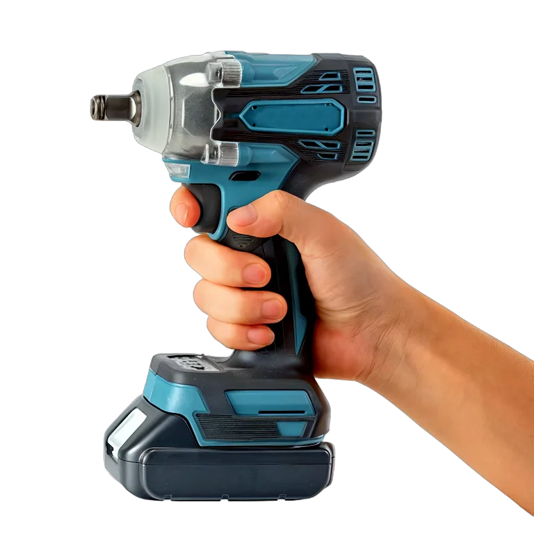 High-Torque 21V Cordless Electric Impact Wrench Professional Industrial Power Wrench for DIY Factory Price