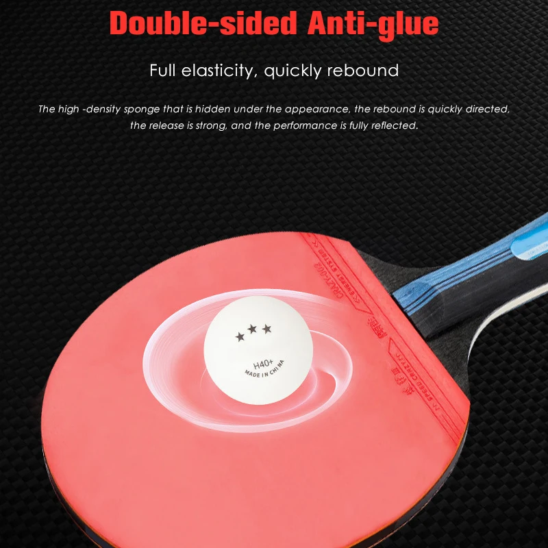 Wholesale S300 Game 1 Star Friendship Long Rubber Penhold Table Tennis Paddle PingPong Racket With Good Control