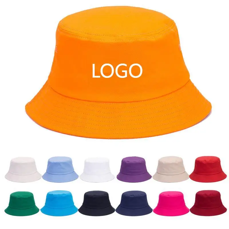 Manufacturer personalized customization cotton bucket hats with different sizes outdoor sun hats