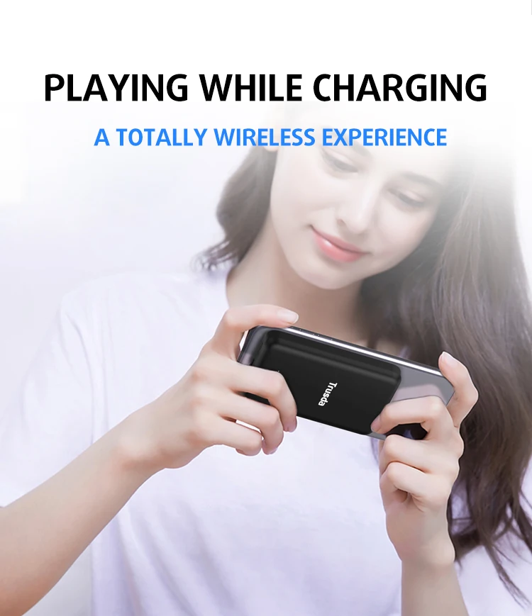 Custom battery pack super thin mini small fast charging 5000 mah portable slim magnetic magsafing pd wireless charger