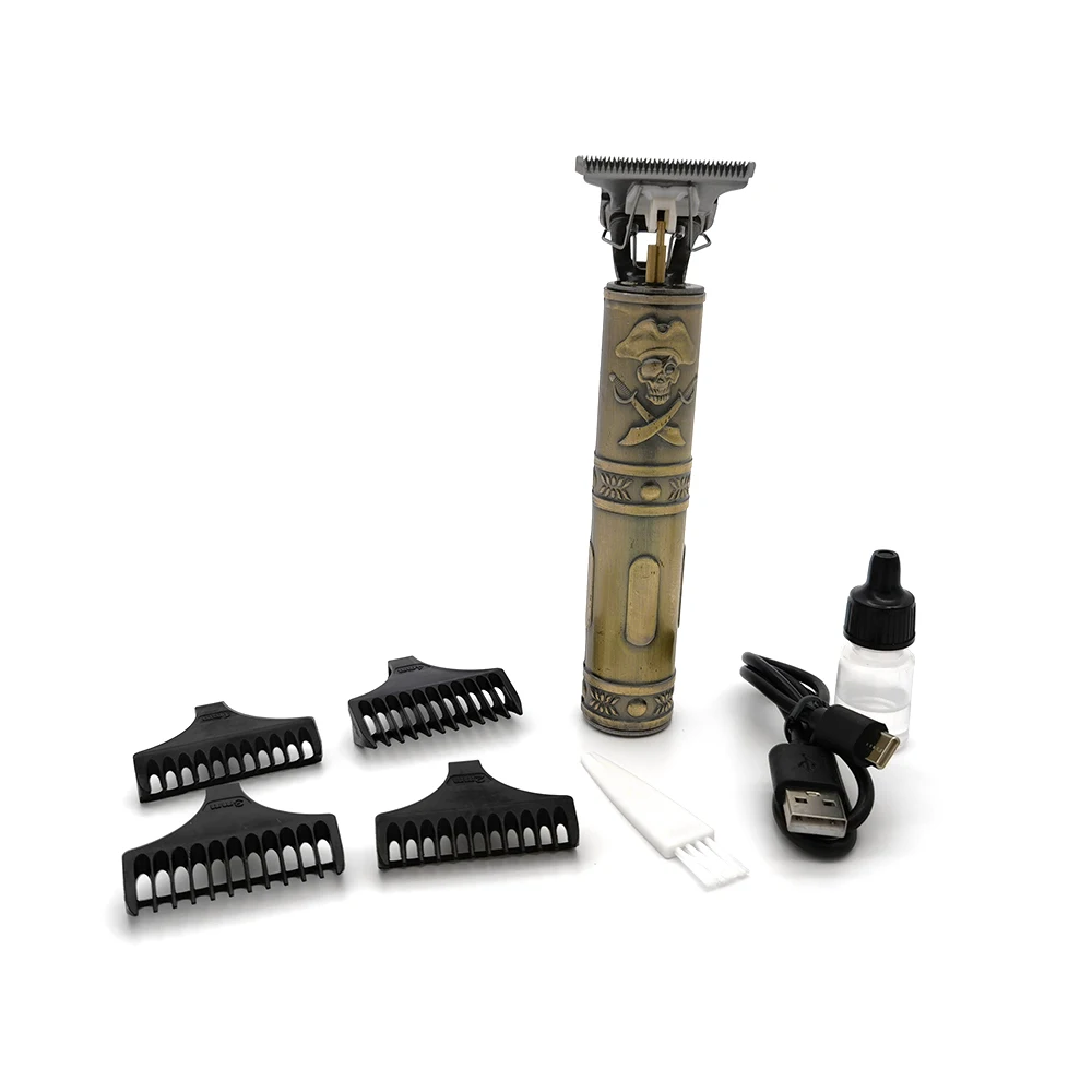 
Best Selling Usb Rechargeable T9 Baldheaded Hair Clipper Electric Hair Trimmer Cordless Shaver Trimmer 