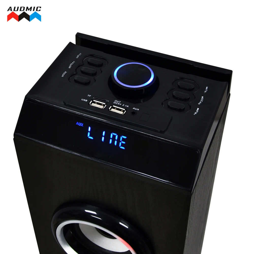 Home Theatre Standing Hifi Wireless  BT Tower Speaker Home Audio Tower Speakers for Mobile Phone
