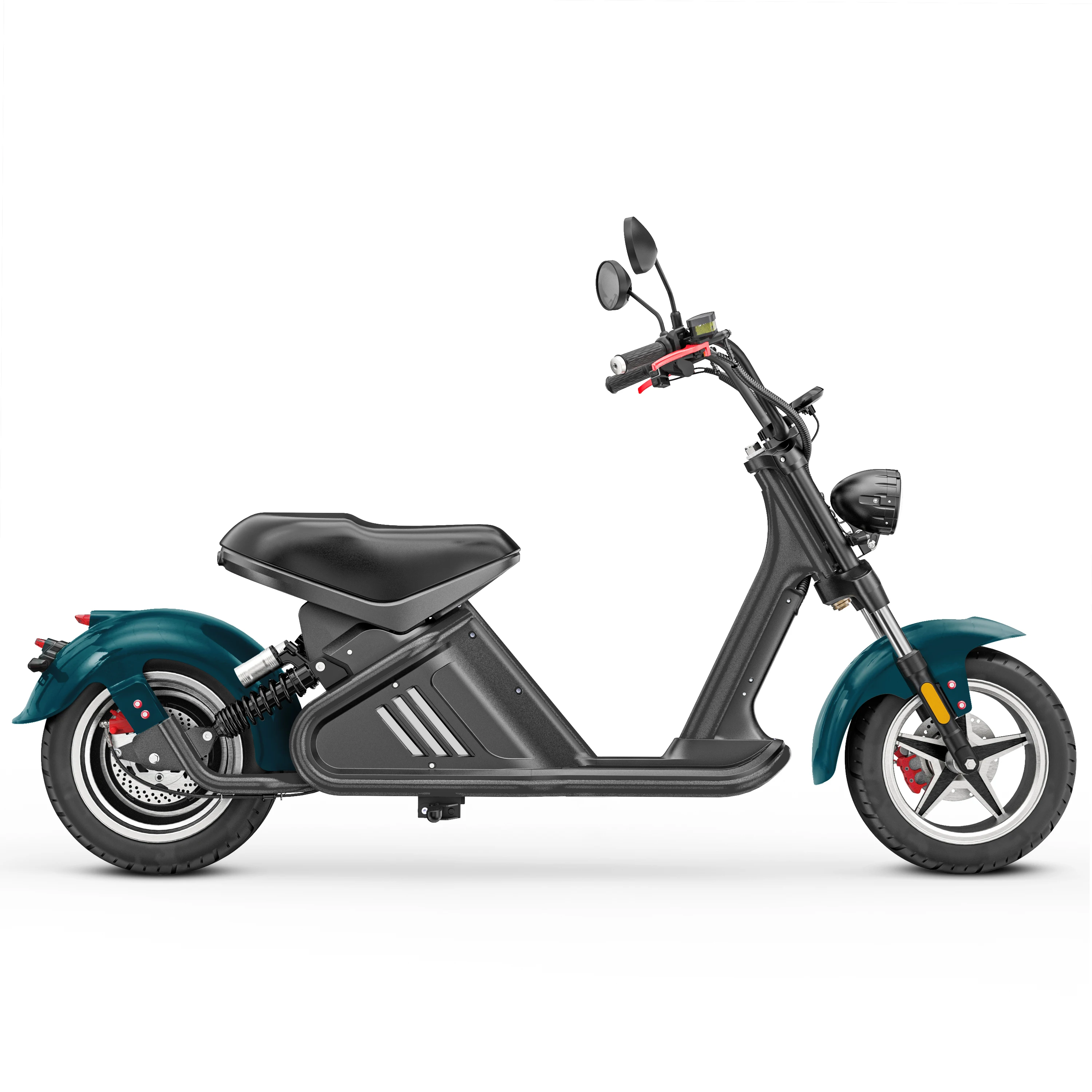 Eahora M2 EEC EU Stock Citycoco Electric Chopper 2000w 14 Inch Fat Tire Citycoco Electric Scooters Motorcycle