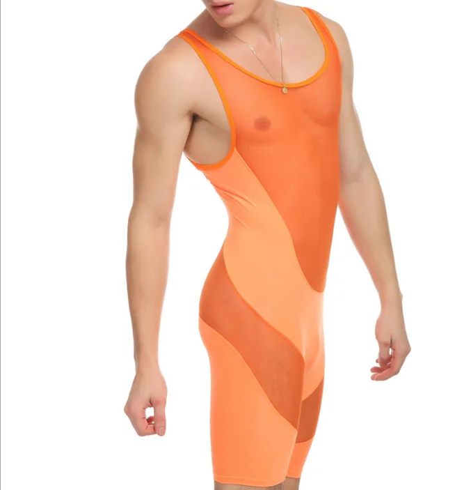 
Low MOQ Men Mesh Transparent Connection Underwear 