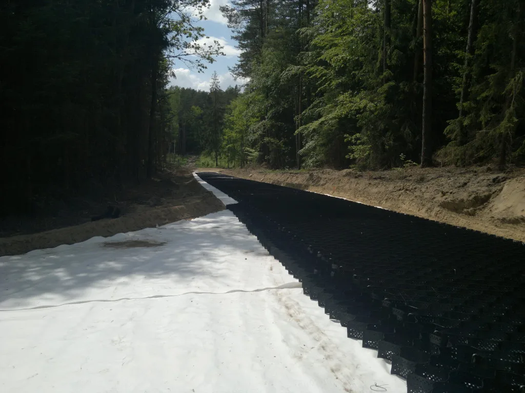 Plastic Geocell Core Gravel Stabilization Grid HDPE Road Geocell Grid Paver With Cheap Price