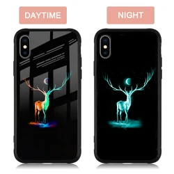 Luminous Case Noctilucent Phone Cover Glow In The Dark Case For Iphone 8 X XR XS Max