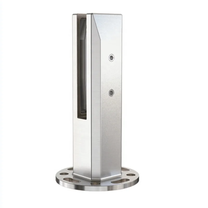 Aleader modern style balustrade design glass stair fence railing deck railing balcony railing glass clamps