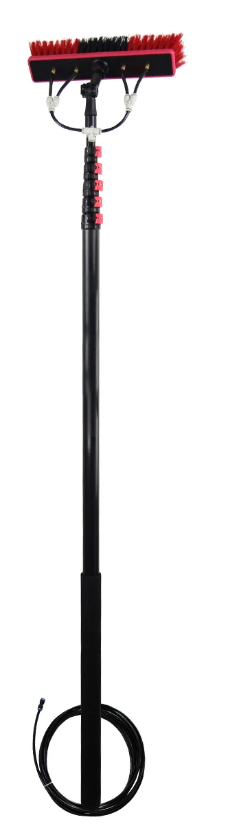 Multi-functional 11M Aluminum Telescopic rod machines extension Pole Long Handle for Window,Car,Shower Glass Door Cleaning