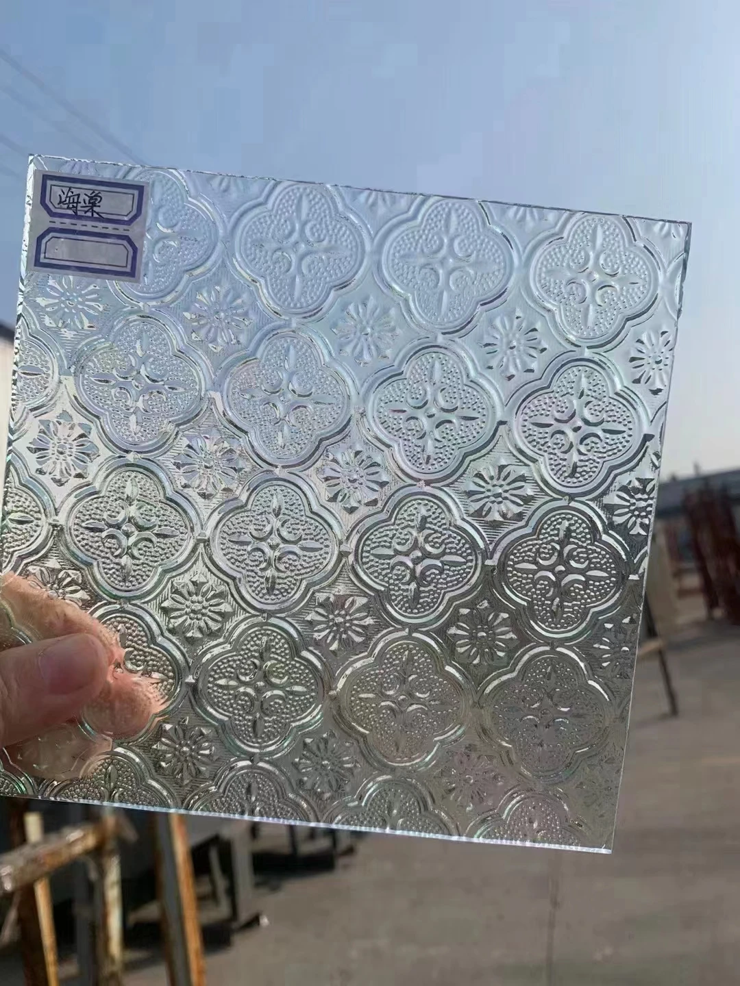 reeded promotion fluted printed pvd ribbed laminated tempered pattern glass sheets promotion list panels qinhuangdao