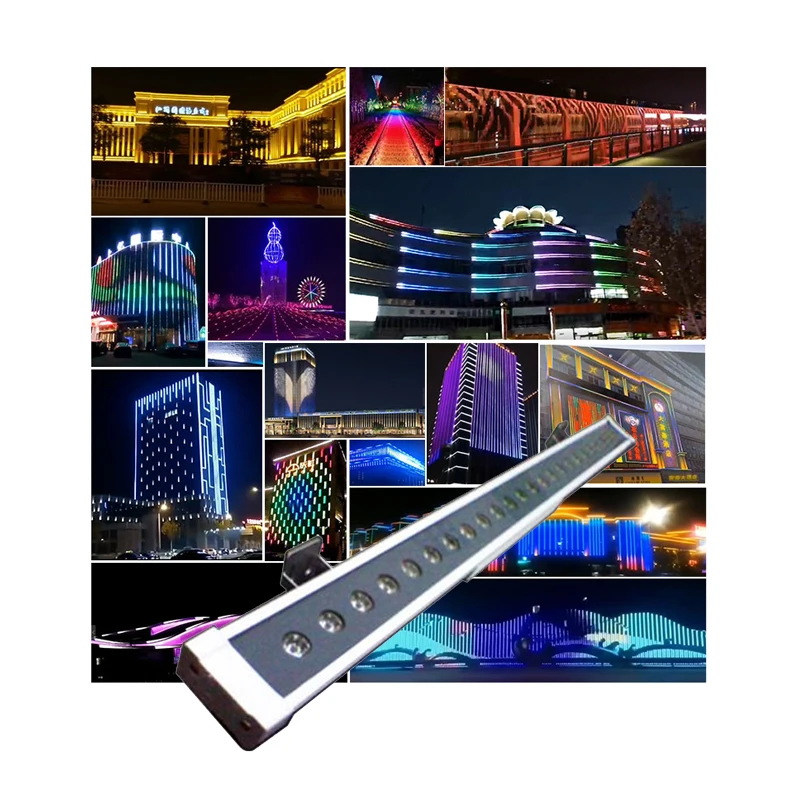 Top Quality IP65 High Lumen 12W 24W 36W RGB recessed led wall washer spotlight