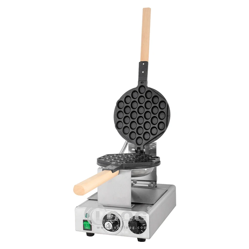 High Quality Stainless Steel Electric Waffle Baker Price Best Nonstick Commercial Egg Bubble Waffle Machine with EGO