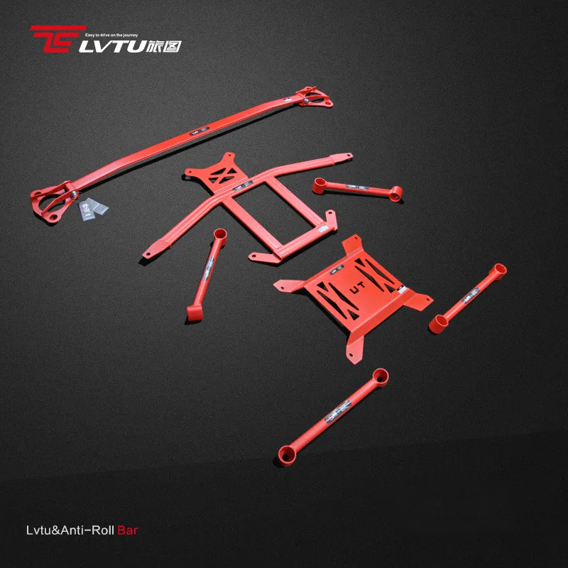 LVTU Front Strut Tower Brace Torsion Bar Sub Frame Suspension Kits Tie Brace for Hyundai KIA K5 2016-2021