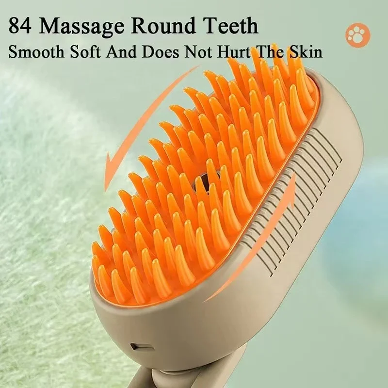 3 In 1 Pet Spray Massage Comb Pet Cat Dog Hair Brush Remove Floating Hair Cat Steam Comb