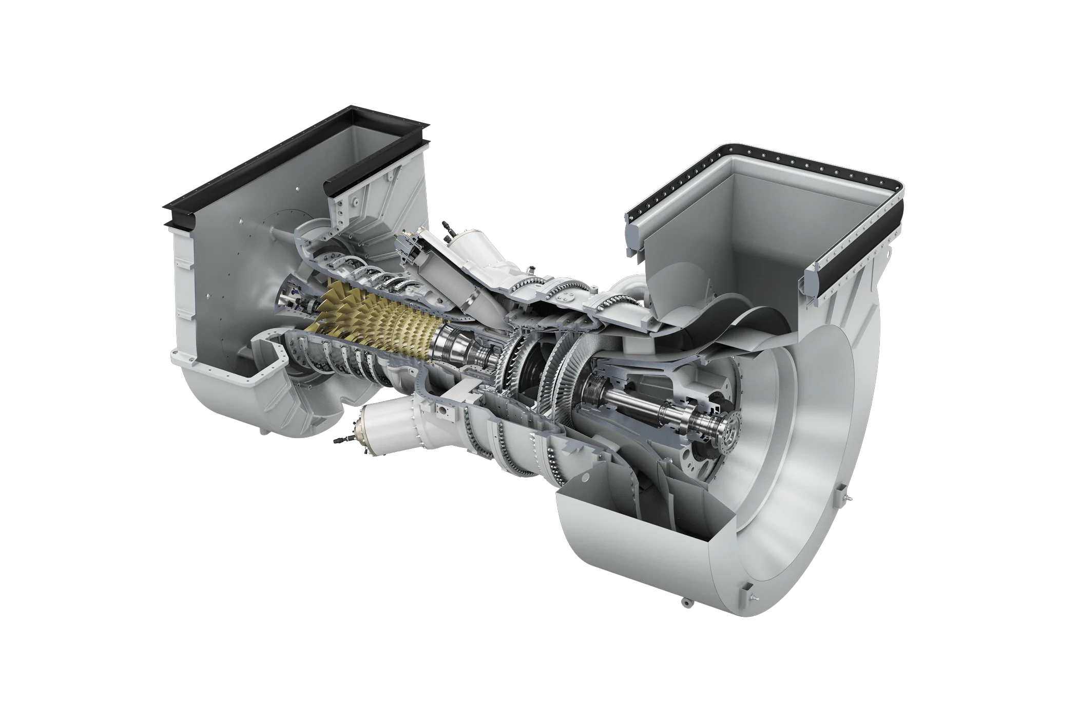 Used Siemens Turbine Model  SGT-400 Hot Product Power Plants Gas Turbine  for Electricity Generation