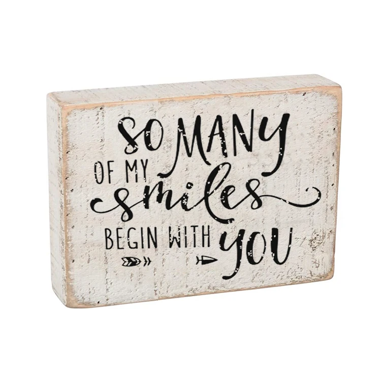 Customized Custom Funny Wood Board With Blank Letter Quotes Indoor Decorative Home Toilet Farmhouse Wood Sign