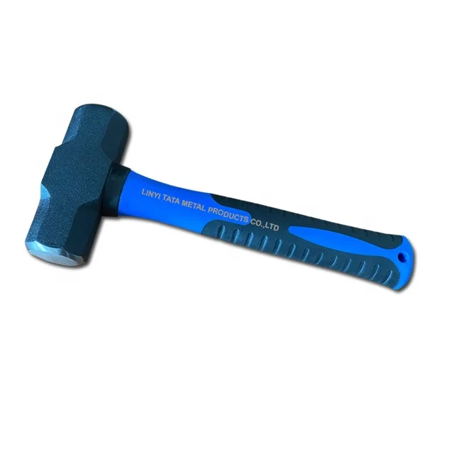Sledge Hammer with Fiberglass Handle Forged Hammer Head