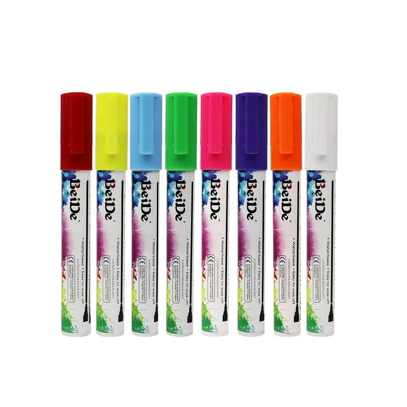 liquid chalk markers for window, chalkboard, LED board, glass, ceramic, plastic