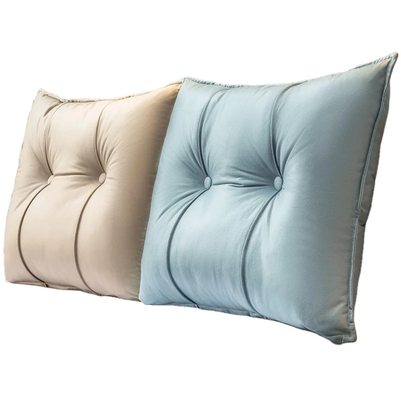 Top selling Washable Classical Soft Comfortable Bed Backrest Artifact Rectangular Bedside Pillow