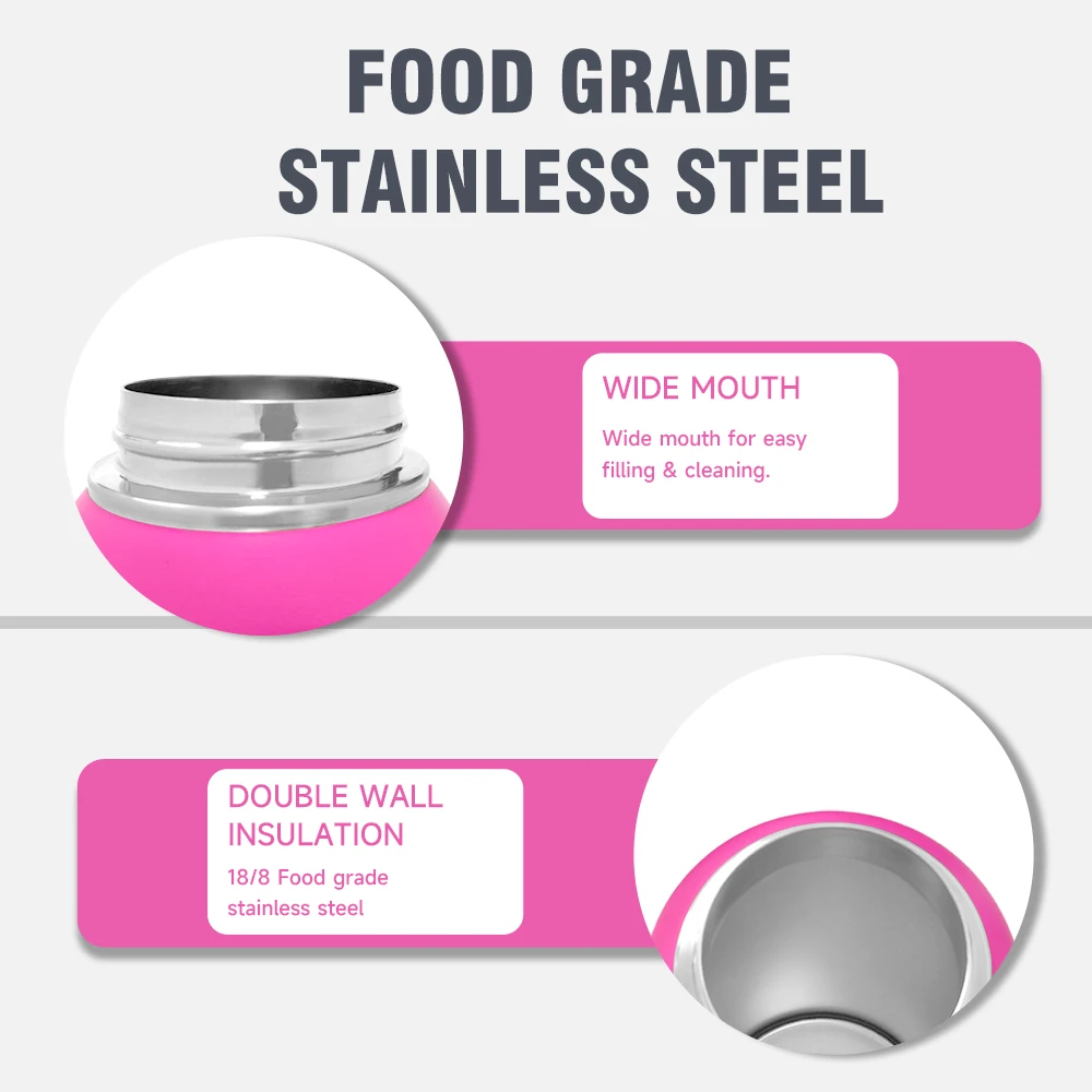 Latest Models Wholesale Direct Sales bpa free thermal insulated stainless steel water bottle phone holder magnetic