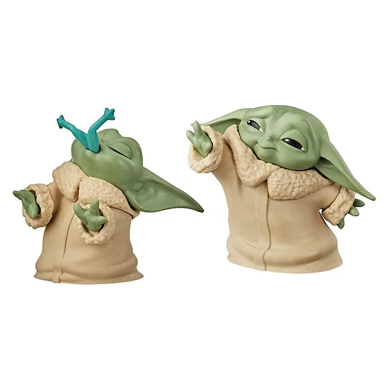 Экшн-фигурки «Звездные войны» 6 шт./компл. «Baby Yoda» игрушки милая версия мандалорианская ПВХ кукла Коллекционная модель подарок для детей оптовая