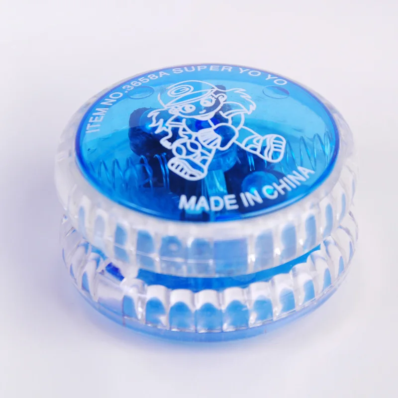 Night the most dazzling drink logo pattern toy super yoyo ball with LED light