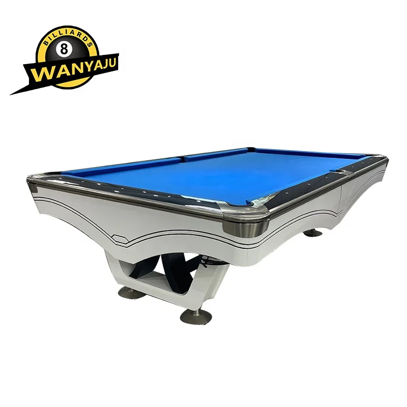 Wholesale Price Sports Indoor Game High Quality 8 Ball 9 Ball Pool Tables Slate Clubs Prefer Standard 9 Foot Billiard For Sale