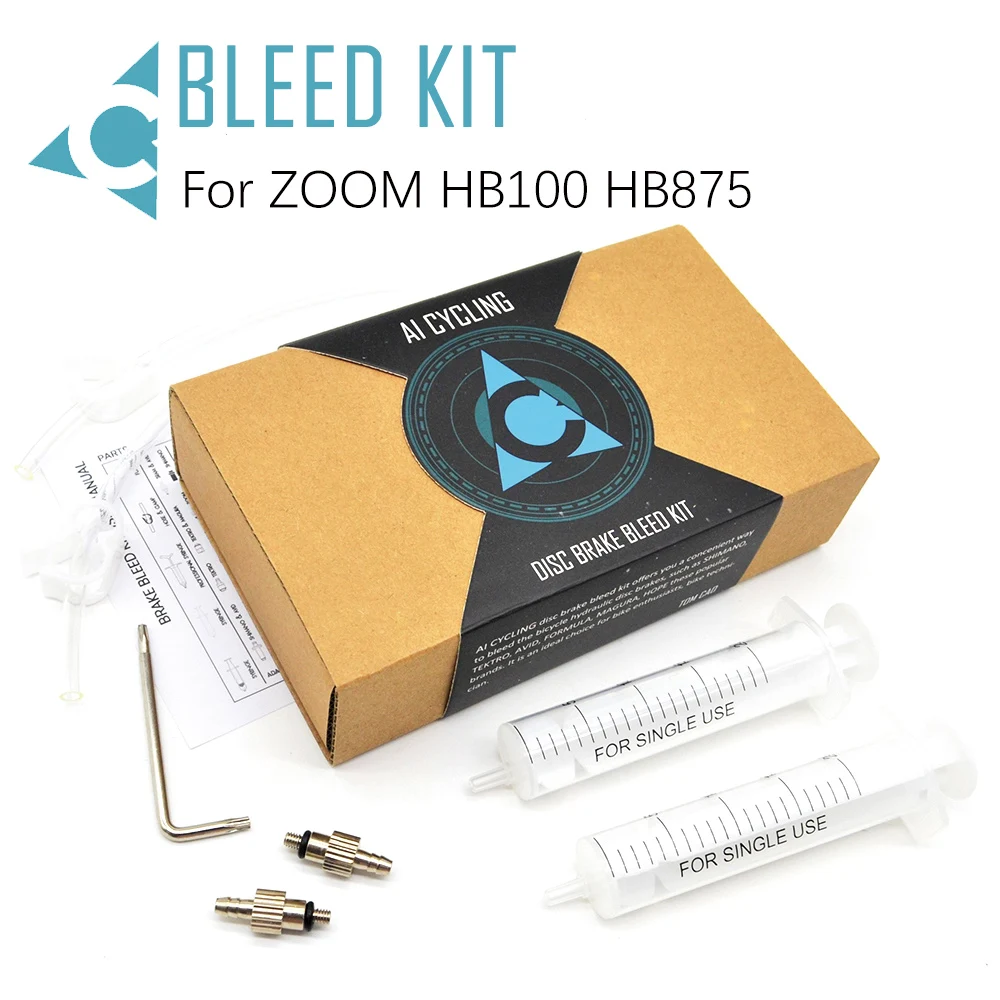 Bicycle Bleed Kit Hydraulic Disc Brake tool for MTB Bike ZOOM HB100 HB875