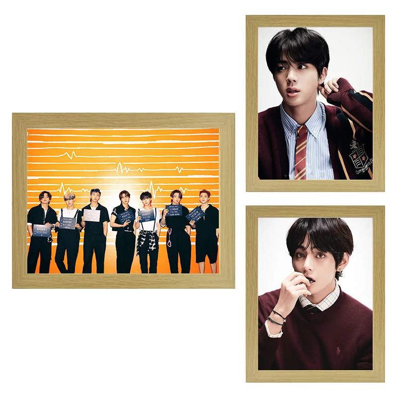 Bangtan Boys Korea banga Jungkook V RM Jin Jimin J Hope KPOP производные светодиодные лампы для ночной живописи