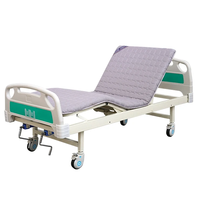 
Medical Bed Manufacture Two Cranks Function Manual Hospital Bed Patient Bed For Sale 