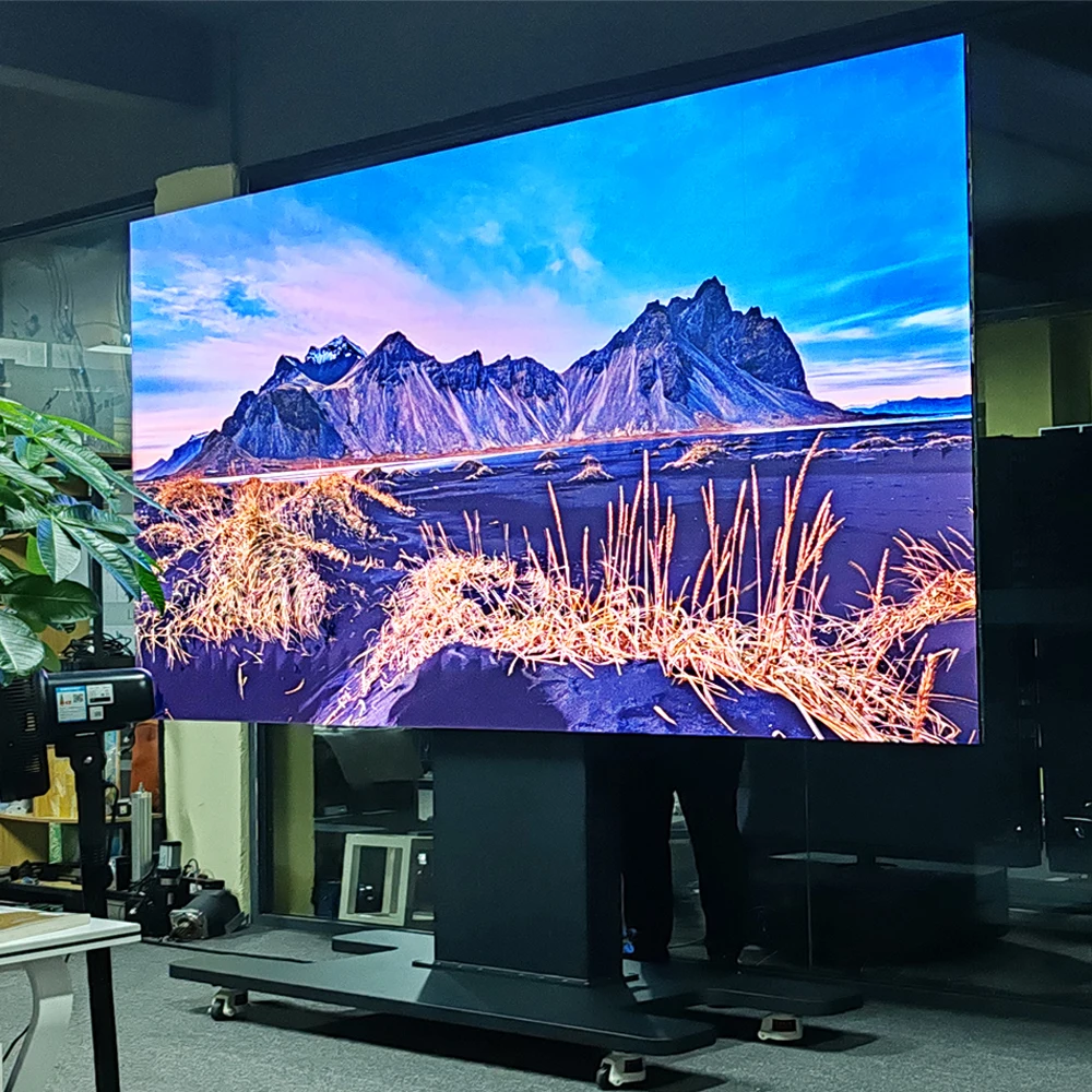 P1.25 P1.56P1.875 Mobile Led Video Wall System Rental Indoortelevision 138 inch smart tv paper thin led screen