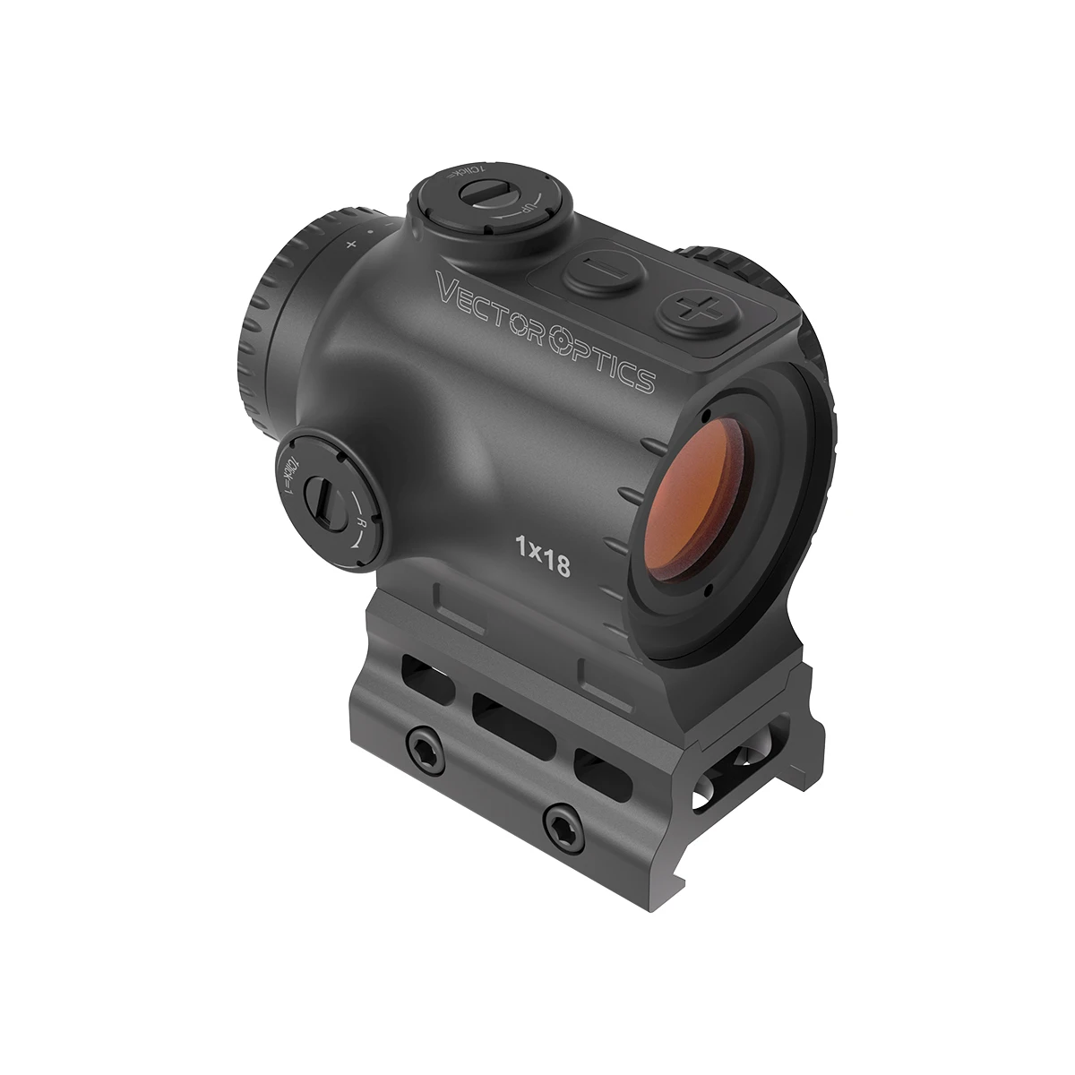 Optics Factory Vector Optics Paragon 1X18 Mini Prism Scope Illuminated Red Dot Sight
