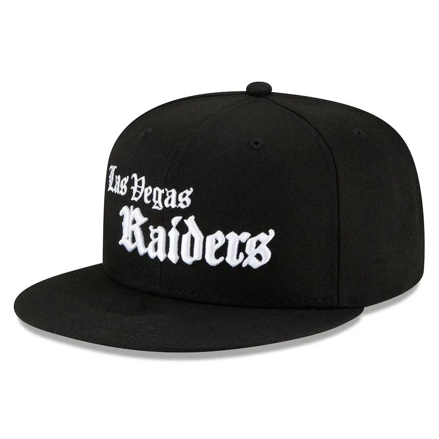 Wholesale Raiders hats caps kids and adult sports fitted 6 panel smooth cotton baseball cap, kids caps, youth baseball hat