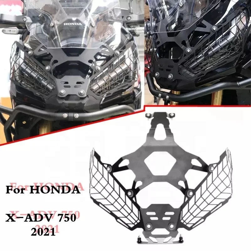 Motorcycle Headlight Grille Guard Cover Head Light Lamp Protector For Honda XADV 750 Xadv750 X-ADV750 2021 Motor Part