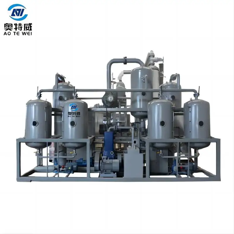 New Environmental Friendly Waste Oil Distillation Recycling Plant Plastics Tire Pyrolysis Oil to Diesel or Base Oil
