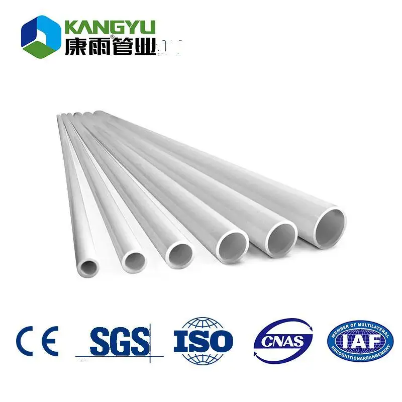 280mm 315mm 355mm 400mm 450mm 500mm Plastic PVC Pipe Tubing Tube for drinking portable water supply and dewatering sewage