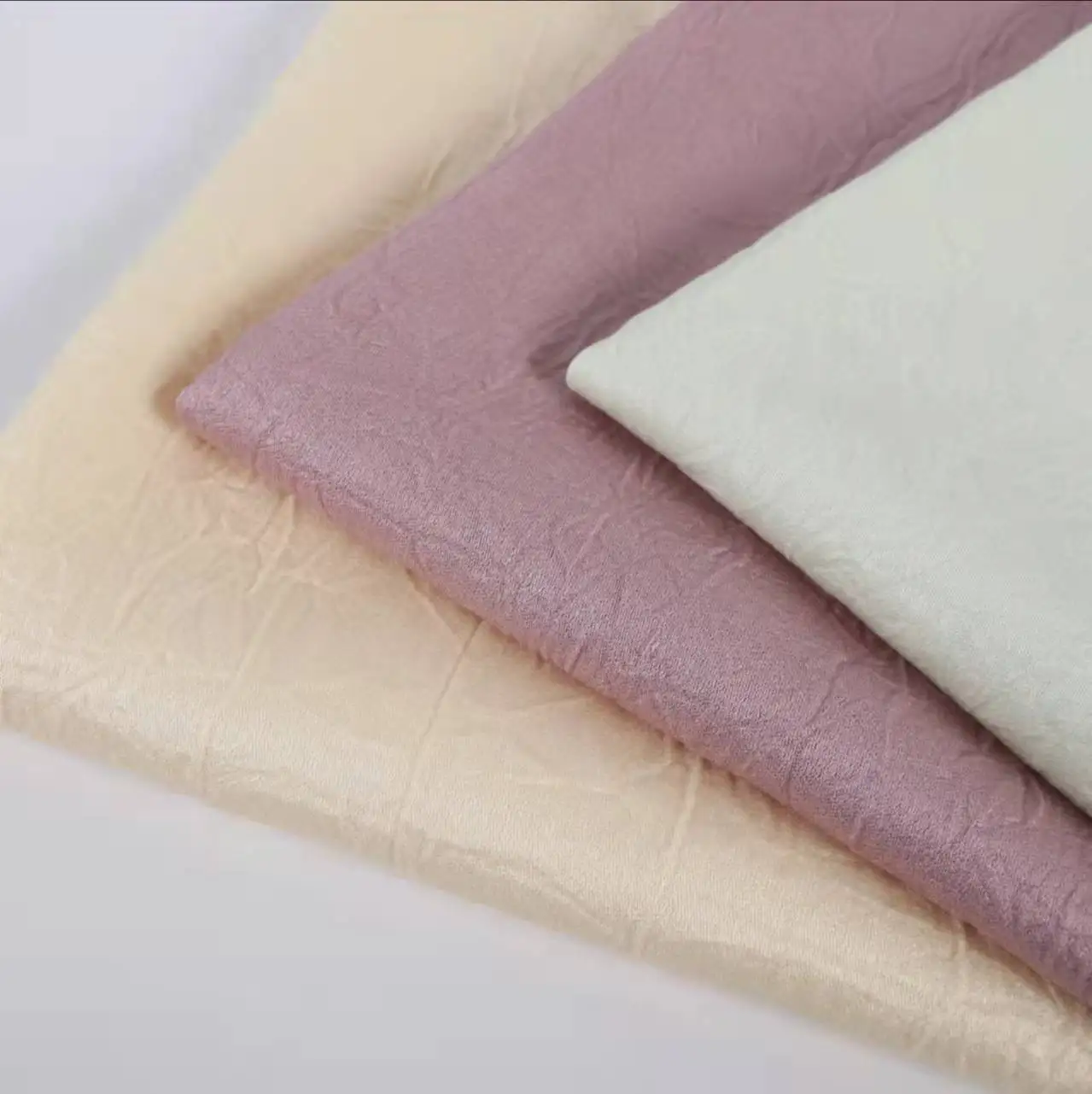 fashionable clothes dubai hijab abaya material solid dyed wrinkle fabric for garment