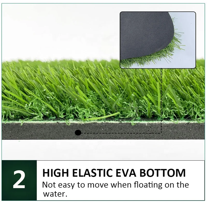 Hot Selling Golf Game Set Chipping Mat Floating Outdoor Water Putting Green Golf Training Mat for Swimming Pool Backyard Party