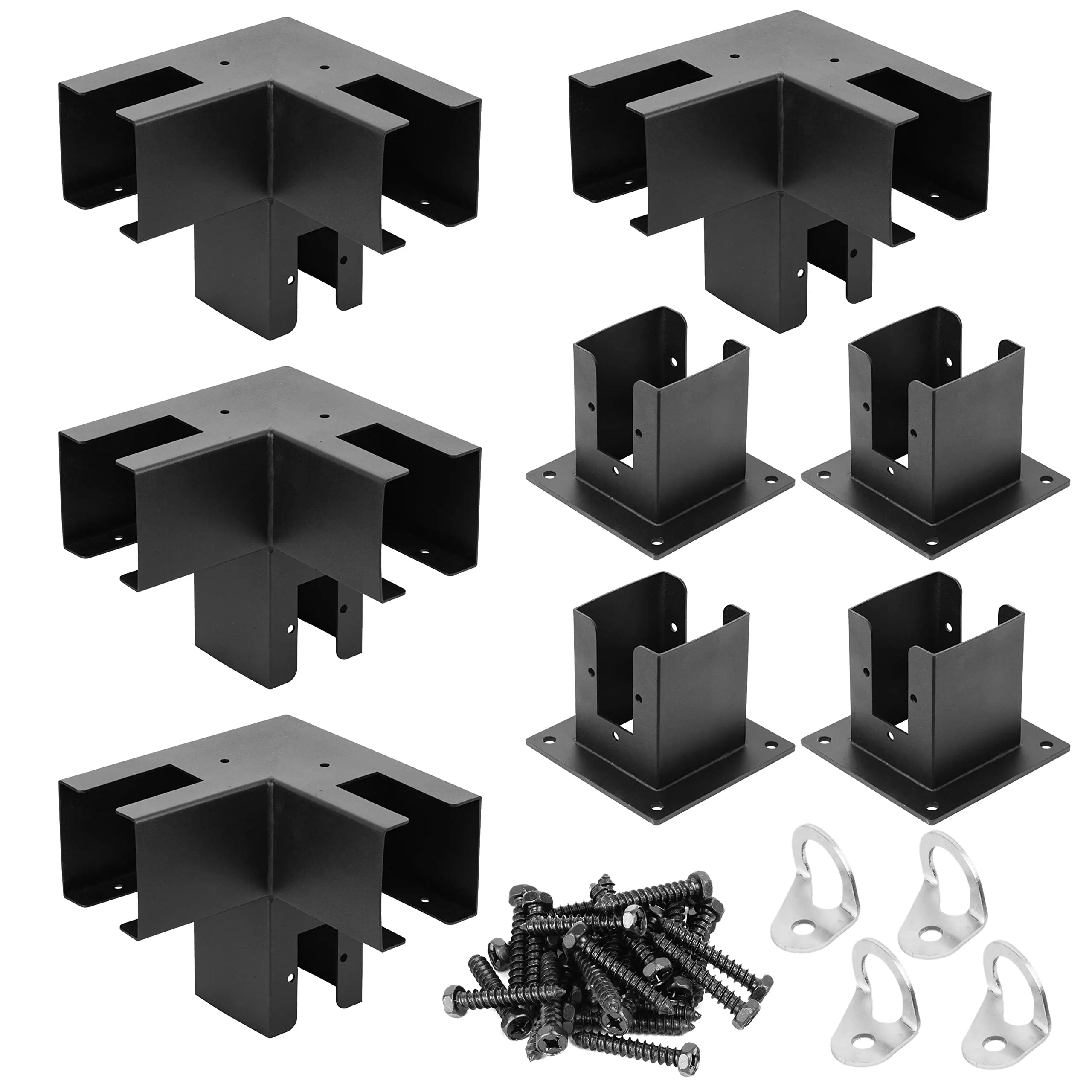 Heavy Duty3/4 Way Sheet Metal Fabrication Right Angle Corner Bracket Pergola Kit Bracket