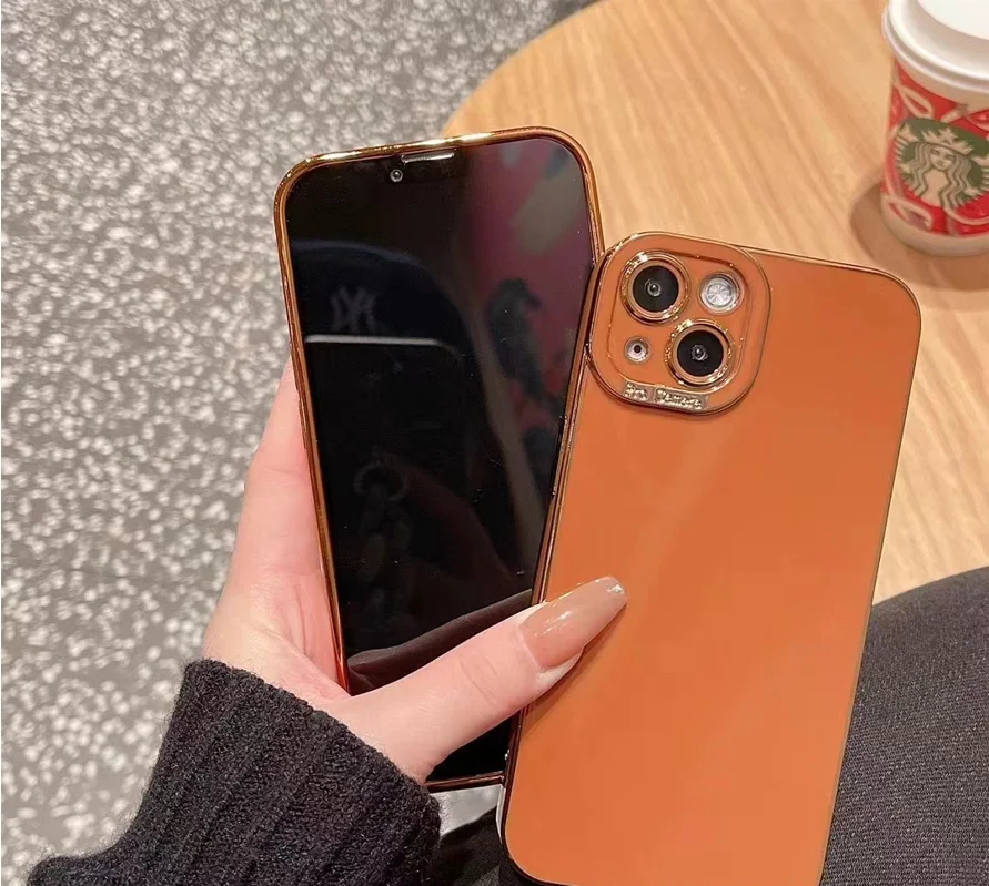 For Apple 13 12 11 Xs Angel Eye 6D Electroplating TPU Mobile Phone Shell Klein Blue Camera Protection Cover For iPhone Case