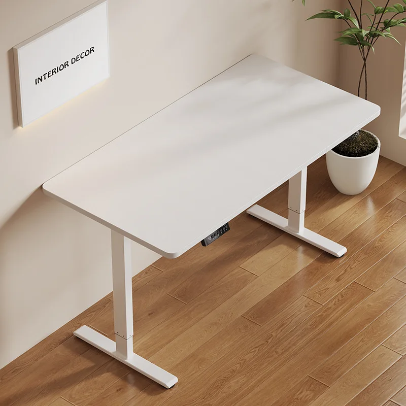 Black Electric Standing Computer Desk Frame Height Adjustable Table Legs Sit Stand Desk Legs for Home and Office