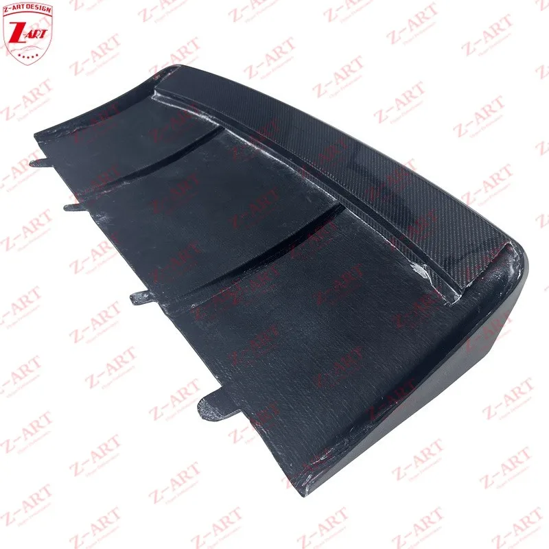 Z-ART For Porsche Taycan Turbo Style Carbon Fiber Body Kit Front Bumper  Rear Lip Kit Side Spoiler