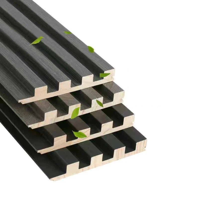 Solid Home Walls Board Vertical Decor Wooden Paneling Cladding Interior Design Ceiling Fluted 3D Decorative Pvc Wood Wall Panel